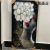 Crystal Porcelain Bright Crystal Diamond Line Mural Photo Frame Crafts Beauty Abstract Flower Series Decorative Painting Living Room Hanging Painting