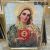 Holy Mother of Jesus Religious Mural Decorations Crystal Porcelain Painting plus Diamond Line Craft Frame Bedroom Living Room Study Hanging Painting