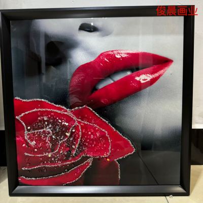 Crystal Porcelain Beauty Series Abstract Flowers Living Room Study Restaurant Decoration Crystal Porcelain Bright Crystal Art Photo Frame Crafts