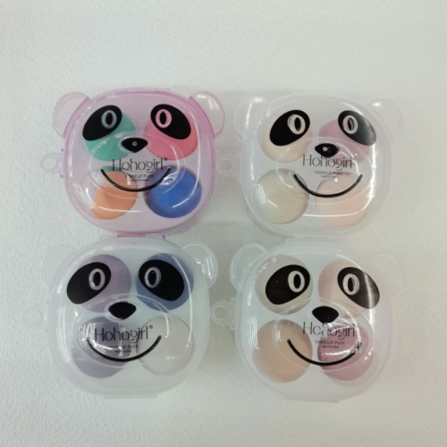 panda four cosmetic egg super soft wet and dry dual-use