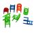 Wholesale Wooden Drinking Educational Building Blocks Toy Wine Set Wine Glass Game Chair Wine Glass Toy