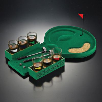 Mini Table Golf Game Set Bar Wine Glass Game Factory Direct Sales