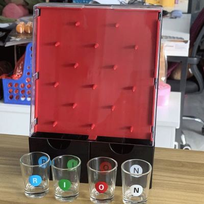 European and American Popular Bar Drinking Game Toy Falling Piece Bomb Wine Fighting Game Wine Rack Bar Supplies