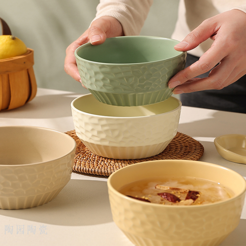 One Person One Color Rice Bowl Individual Dedicated Bowl Creative Dessert Bowl Snack Bowl Single Ceramic