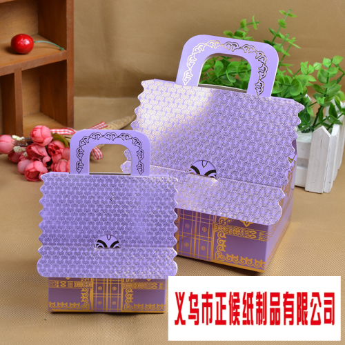 foreign trade factory direct chinese wedding classic candy carton creative house shape candy box custom gift box