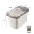 Household Japanese-Style Flip Rice Bucket Simple Rice Bin Insect-Proof Dustproof Storage Container Cereals Storage Box
