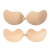 Front Closure Buckle Breathable Adhesive Bra Reusable Strapless Self Push-up Invisible Sticky Bras for Backless Dress
