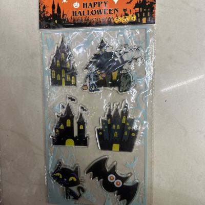 Jelly Paste Glass Paster Window Stickers TPR Halloween