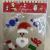 TPR Christmas Jelly Paste Glass Paster Window Stickers Refridgerator Magnets
