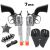 Stall Supply Children's Toy Cowboy Gun Suit Western Denim Plastic Gun Military Model Clothing Ornament Gifts