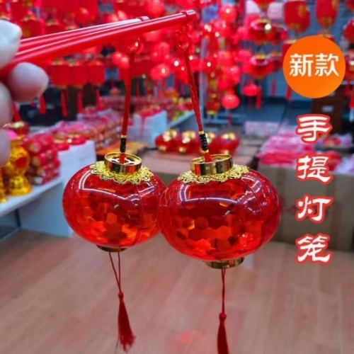 small size crystal projection lanterns wholesale 4.5 yuan/piece， 6 pieces per pack， 288 pieces per piece， crystal red lanterns