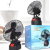 Rechargeable Lithium Electric Fan Outdoor Portable Camping Electric Fan Household rge Wind Shaking Head Small Desktop Fan