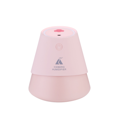 Domestic Humidifier Mini Atomizer Summer USB Iceberg Three-in-One Humidifier Colorful Night Lamp Office Desktop