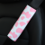 Cows Pattern Fabric New Black and White Car Safety Belt Shoulder Pad Cover Protective Cover