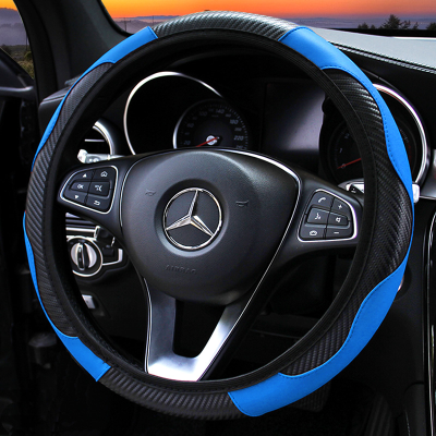 Amazon New No Inner Ring Elastic Band Handle Cover Carbon Fiber Sports Car Steering Wheel Cover Aliexpress