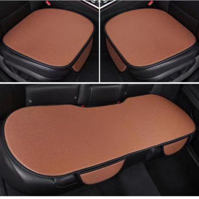 Three-Piece Single Piece Non-Slip Breathable Seat Cushion Strength Source Factory Support One Piece Dropshipping Summer Ice Silk Cushion