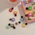 New Korean style cute rainbow bean M Bean hairclips hair accessories for women girl  lovely children hairpin clip side clip headclips jewelry
