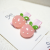 New Korean Style Cute Fruit Transparent Barrettes Set Strawberry Hairpin Girls Cloth Wrapper Clip Hair Accessories Wholesale