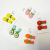 New Korean Style Cute Fruit Transparent Barrettes Set Strawberry Hairpin Girls Cloth Wrapper Clip Hair Accessories Wholesale
