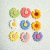 Cartoon Flower Little Daisy Resin Accessories DIY Cream Glue Material Phone Case Water Cup Shoes Bag Buckle Patch Accessories