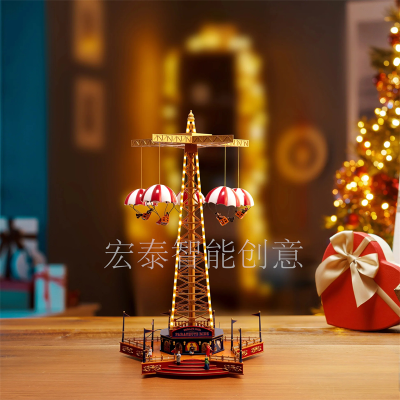 Christmas Product Parachute Music Box Christmas Ornament Christmas Gift Christmas Decorations Christmas Music Box
