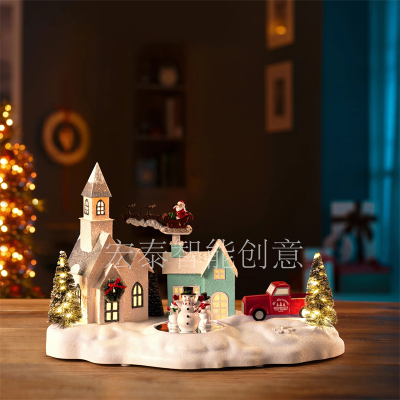 Mr. Christmas Animated Tabletop Village Scene