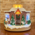 Double-Sided House Christmas Product Carousel Christmas Ornament Christmas Gifts Christmas Decorations Christmas Music Box