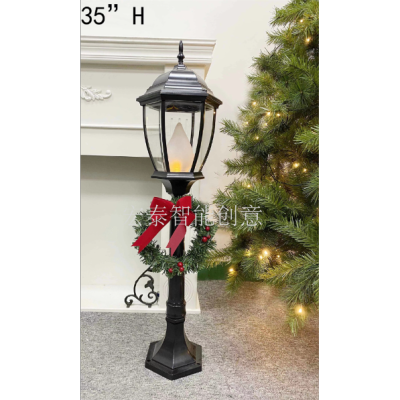 Christmas Ornament Christmas Gifts Christmas Decorations Christmas Street Lamp Landscape Lamp Outdoor Lamp Crafts Home Decoration