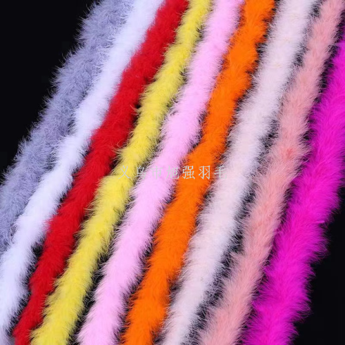 stage wedding decoration wool strip props 10g/2m party props custom wool strip performance clothing decoration feather