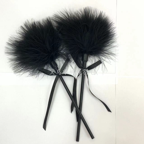 厂家直销成人情趣羽毛用品 另类鸵鸟毛 调情羽毛挑逗棒