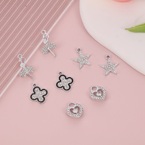 DIY合金滴油挂件配件合金耳饰饰品吊坠  厂家直供