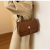 Retro Large Capacity Commuter Bag Women2024New Autumn and Winter Simplicity Chain Tote Textured Shoulder Messenger Bag