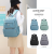 Korean Style Fashion Casual All-Matching and Lightweight 2023 New College Student Version Large Capacity Oxford Cloth Small Backpack