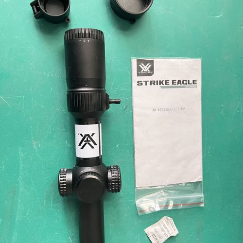 vortex werther 1-8 x24 telescopic sight， strike eagle， original packaging， accept appointment