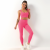 European and American Quick-Drying Seamless Yoga Suit Shockproof Sports Bra Yoga Vest Lulu Yoga Pants Fitness Trousers