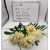 [New in 23] Factory Direct Sales Meganium Memorial Emulational Flower and Silk Flower Fake Flower Foreign Trade Hand Holding Qingming