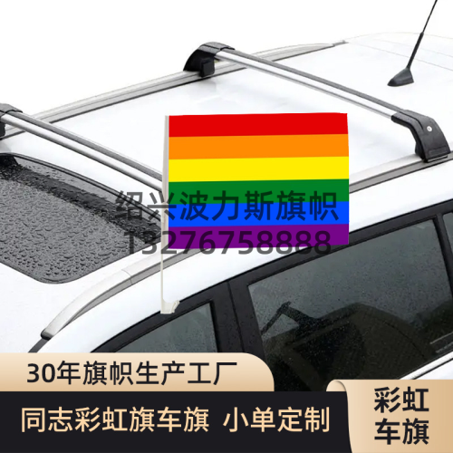 amazon trans gender rainbow flag polyester 30 * 45cm lgbt car car flag gay pride day flag