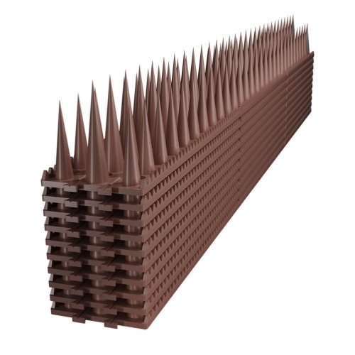 跨境爆款塑胶防鸟刺3.5cm尖刺防鸟刺驱鸟围栏防猫刺防盗刺