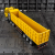 1: 50 simulation large trailer dump truck toy engineering vehicle model tipper truck dump truck transport truck boy