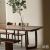 High-End Solid Wood Dining Table North America Black Walnut Wooden Dining Table Minimalist Design Large Board Table Tea Table Customization