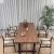 High-End Tea Table North America Black Walnut Tea Table Balcony Small Table Minimalist Solid Wood Table Customization