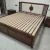 Modern Minimalist Solid Wood Bed Double Bed Bedroom Furniture Customization 1.8 M 2 M