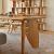 North American White Oak Tea Table Minimalist Log Tea Table High-End Solid Wood Long Table Custom Creative Furniture
