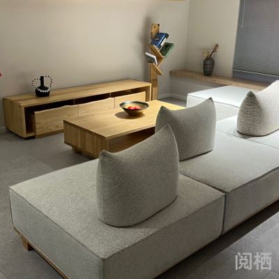 High-End Bed & Breakfast Furniture Ash Tea Table Solid Wood Tea Table Sofa Bed Customization Side Cabinet