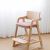 Solid Wood Baby's Chair Baby Chair High-End Baby Dining Chair Home Use and Commercial Use Children Beech Chair
