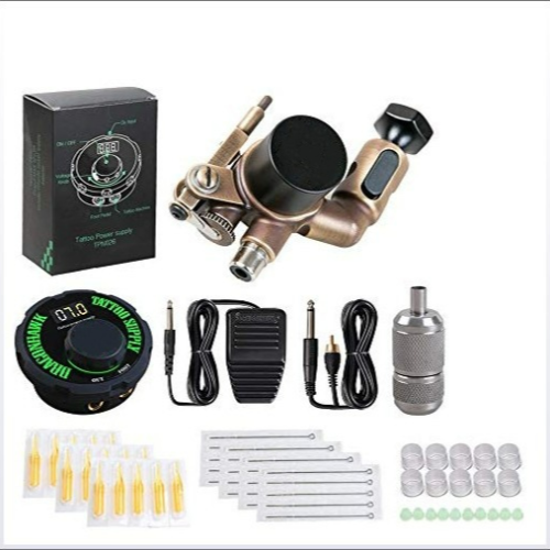 纹身器材马达机割线打雾一体机身体彩绘套装免脚踏电源