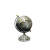 Vintage Ornament Science and Education Earth Instrument Metal Crafts Creative Living Room Study Office Alloy Globe Ornament