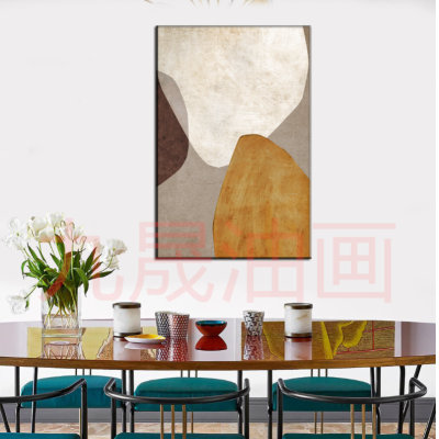 2023 Modern Minimalist Living Room Painting Sofa Background Wall Decorative Painting Bedroom Morandi Hanging Painting Entrance Wall Painting Abstract