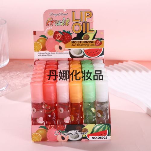 Cross-Border Small Flower Little Daisy Transparent Colorless Lip Gloss， Only for Foreign Trade