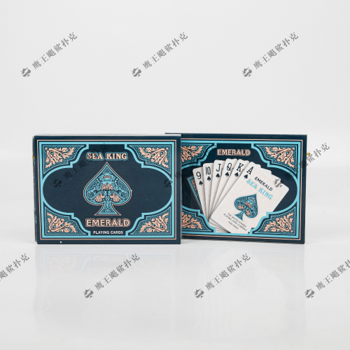 Original 30 Silk Sea King Double PVC Waterproof Plastic Poker Factory Self-Supplied Foreign Trade Wholesale Playing Cards